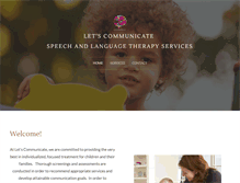 Tablet Screenshot of letscommunicate.net